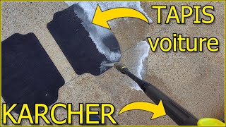 NETTOYER les TAPIS de voiture au  KARCHER  vam karcher test voiture detailing [upl. by Aivull]