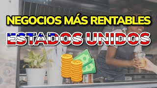 🤑 Descubre los Negocios Más Rentables en Estados Unidos 2024 [upl. by Brynne]