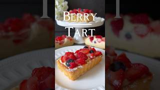 Berry Tart Recipe 🤍 [upl. by Ebeohp]