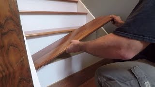 How To Install Prefinished RetroFit Stair Treads from StairTreadscom [upl. by Newfeld]