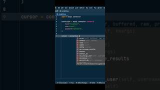 Create DATABASE using MySQL in Python  Code Horizons coding programming python database mysql [upl. by Ycnej]