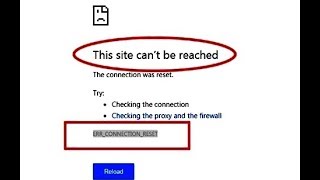 How to fix THIS SITE CANT BE REACHED problem SOLVED [upl. by Bridgid860]