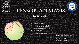 Tensor Analysis  Lecture 5  Tensor Calculus  Mathematical Physics  Kerala University MSc Physics [upl. by Sinclair]