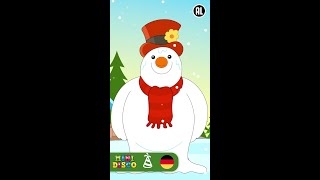 FROSTY DER SCHNEEMANN  Weihnachtslieder  Mini Disco shorts [upl. by Yanrahs]