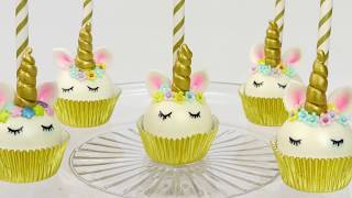 How To Make Easy Unicorn Cake Pops [upl. by Eyma]