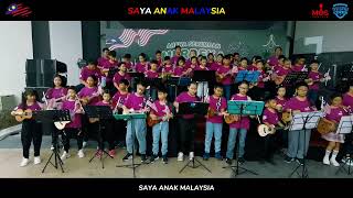 『𝐒𝐚𝐲𝐚 𝐀𝐧𝐚𝐤 𝐌𝐚𝐥𝐚𝐲𝐬𝐢𝐚』MUS ukulele Group Performance at Arena Seremban [upl. by Clare]