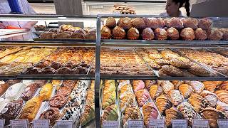 Amazing skills This bakery makes the PERFECT homemade CROISSANT A day in the Life of a Pastry Chef [upl. by Atse]