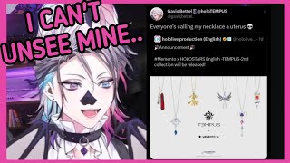 Bettel On The Reaction To His Necklace Design 【Gavis Bettel  holoTEMPUS】 [upl. by Linnie616]