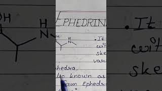 Ephedrine msc chemistry  Alkaloids  MSc chemistry [upl. by Ahsiele]