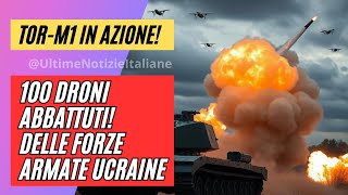 🇷🇺🇺🇦Oltre 100 droni ucraini abbattuti dal sistema Tor M1 🚀 [upl. by Nytsua]