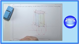 ASSONOMETRIA CAVALIERA FRONTALE DI UN PRISMA RETTO A BASE ESAGONALE  841 [upl. by Hsemin]