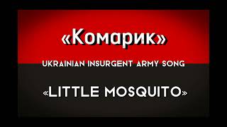 «Комарик»  Ukrainian Insurgent Army song [upl. by Yerok]