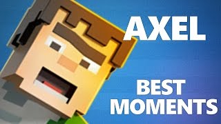 AXEL BEST MOMENTS  Minecraft Story Mode [upl. by Zerlina750]