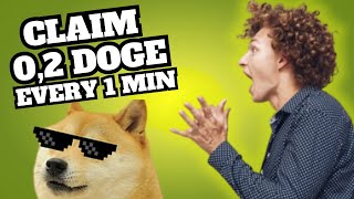 CLAIM 02 DOGECOIN EVERY 1 MINUTE TELEGRAM BOT telegram freedogecoin dogecoin [upl. by Diraf]