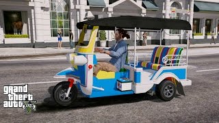 GTA 5 TREVORS LIFE 5TUK TUK DRIVER JOB [upl. by Bennett250]