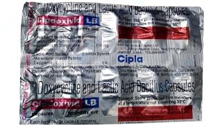 Cipdoxivid Lb Capsule  Doxycycline and Lactic acid bacillus capsule uses Dosage Side effect Hindi [upl. by Eillat790]