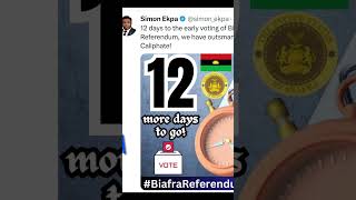 ASOROCK CALIPHATES IN MASSIVE PANIC BIAFRANS ARE WE READY SELF VOTING REFERENDUM IN 12DAYS [upl. by Llerej316]