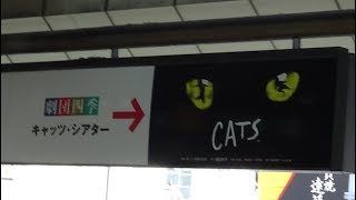 りんかい線 大井町駅駅 発車ベル ミュージカル「キャッツ」仕様に [upl. by Sucrad534]