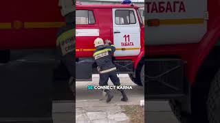 Fire fighter emergency training  shorts youtubeshorts facts [upl. by Eelyram]