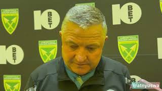 Gavin Hunt angered by refereeing decisions in Supersports draw vs Golden Arrows [upl. by Dryfoos234]