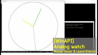 WinAPI Windows Programming using CC  Drawing a analog watch [upl. by Von]