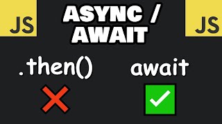 JavaScript ASYNCAWAIT is easy ⏳ [upl. by Ellevehc]