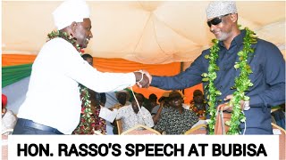 HON RASSO CALM THE POLITICAL STORM IN BUBISA  THE MEANINGFUL AUTHORITATIVE VOICE OF A LEADER [upl. by Bob]