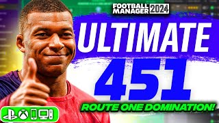 DOMINATE With My ULTIMATE 451 FM24 Tactic  Best FM24 Tactics [upl. by Alleiram377]