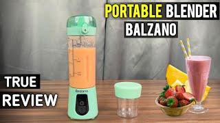 Portable Blender Review  Balzano Portable Blender  Best Portable Blender for Smoothies in india [upl. by Suirred]