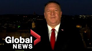 Mike Pompeo defies precedent possibly law to endorse Trump during RNC  FULL SPEECH [upl. by Nosnar]