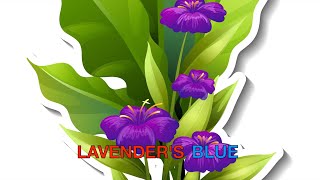 Lavenders Blue Dilly Dilly  Lavendelblau  New Remix  Lavender Biru  Kids Songs  Lagu Anak [upl. by Ilise]