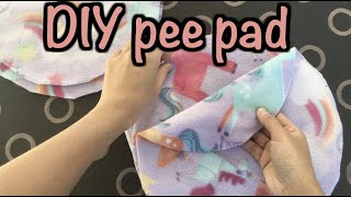 DIY  Pee pad  Guinea pig [upl. by Zilada]