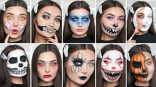 10 LAST MINUTE HALLOWEEN MAKEUP IDEAS 2024 [upl. by Allen723]