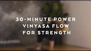 30Minute Power Vinyasa Flow For Strength with Josh Kramer [upl. by Airegin]