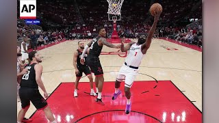 Rockets beat Clippers in first backtoback meeting at home [upl. by Ryon694]