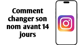 Comment changer de nom sur instagram avant les 14 jours [upl. by Ruelle]