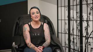 Masseuse Massage Chairs Testimonial Liz [upl. by Mirak]