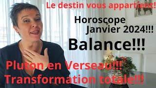 Horoscope Janvier 2024 pour la Balance [upl. by Mazonson708]