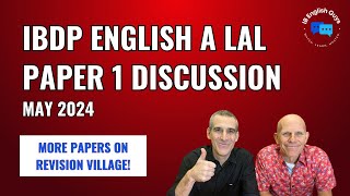 IBDP English A May 2024 Paper 1  Chat GPT  Close Reading [upl. by Cosenza9]