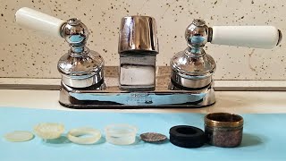 How to Remove and Replace or Disassemble and Clean Out a Classic or Standard Faucet Aerator [upl. by Anyaj]