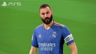 FIFA 22  Karim Benzema Free Kick Goal  Espanyol vs Real Madrid  La Liga 2223  4K [upl. by Haisa370]