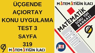 ACİL YAYINLARI 9 SINIF MATEMATİĞİN İLACI SORU BANKASI Üçgende Açıortay Konu Uygulama Test 3 [upl. by Ylyl]