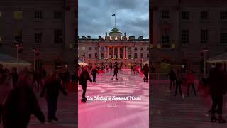 Somerset House ice rink is a great day out idea in London during Christmas [upl. by Knorring]