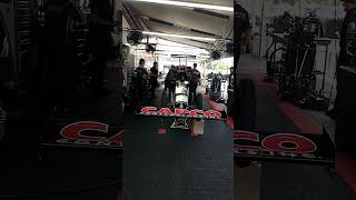 NHRA Top fuel Dragster Capco Contractors Inc Steves Dragster pit start up [upl. by Igor]