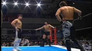 NJPW GREATEST MOMENTS TENZANampNAGATAampNAKANISHI vs TANAHASHIampNAKAMURAampSHIBATA [upl. by Yllil700]