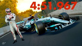 GT Sport  Mercedes F1 Nordschleife  451967  World Record [upl. by Leugimesoj164]