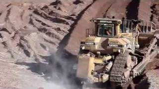 Cat D11R dozing and ripping [upl. by Vernita81]