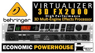 Behringer VIRTUALIZER 3D FX2000 MultiEffects Processor Why I Use It [upl. by Kent721]