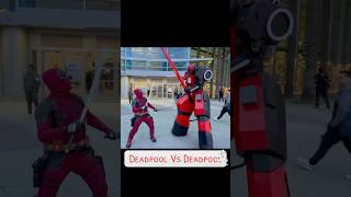 Deadpool Vs Mechpool at wondercon 2024 [upl. by Qidas]