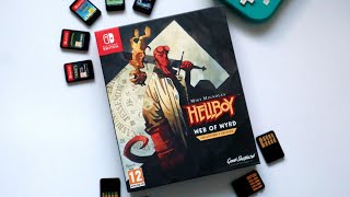 Hellboy Web of Wyrd Collectors Edition Unboxing Nintendo Switch [upl. by Edea]